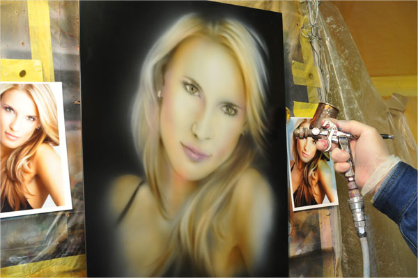 人物画カラー練習