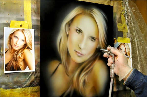 人物画カラー仕上げ方法